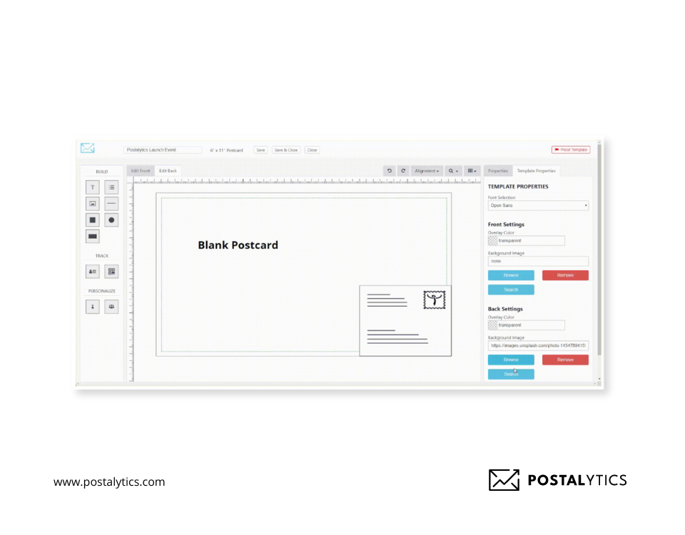 design your direct mailpiece