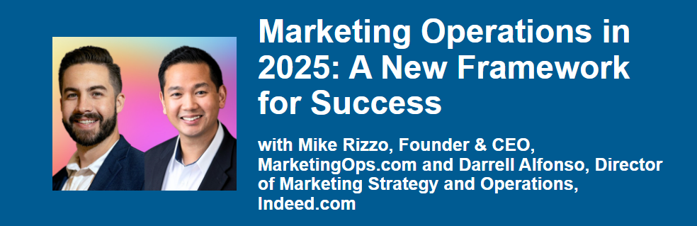 Marketing Operations in 2025 webinar